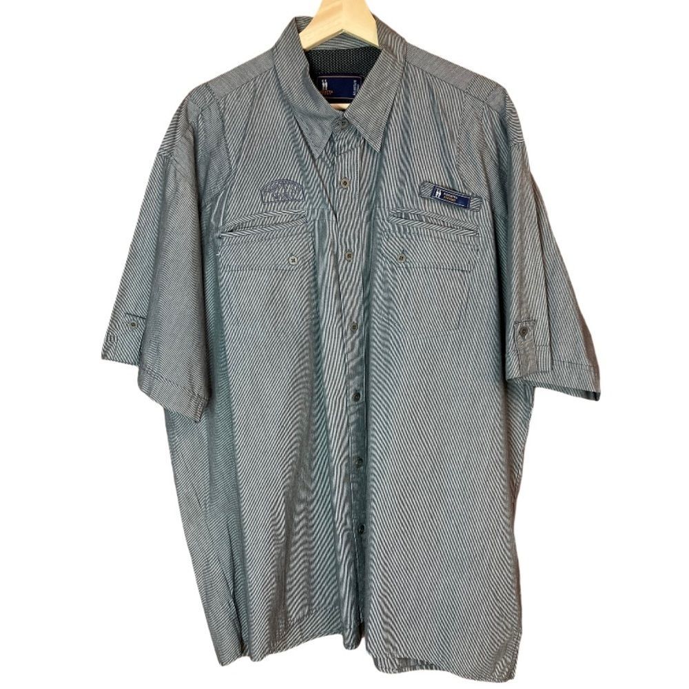 REGATTA Sports Men’s Gray Striped Shirt Size XL